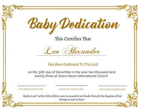 Baby Dedication Certificate, Baby Dedication, Online Ads, The Twenties, Let It Be, Quick Saves