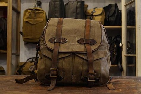 Filson Backpack, Filson Bags, Field Bag, American Workwear, Cool Gear, Mountain Backpack, Bradley Mountain, Canvas Bag, American Vintage