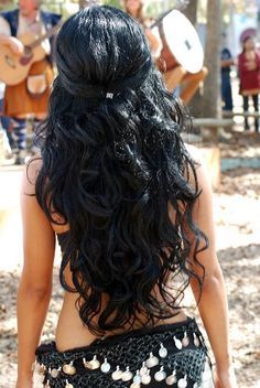 Party Hairstyles For Long Hair, Iron Butterfly, Hair Mask Recipe, Black Curls, Big Curly Hair, Long Curls, Long Black Hair, Long Wavy Hair, Cut My Hair