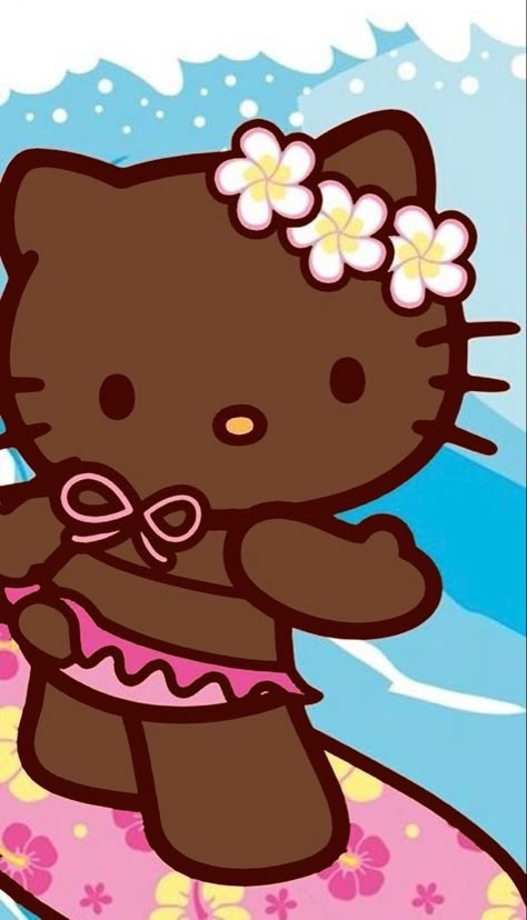 Brown Hello Kitty, Hawaii Hello Kitty, 헬로키티 배경화면, Hello Kitty Wallpaper Hd, Walpaper Hello Kitty, Melody Hello Kitty, Kitty Images, Kitty Drawing, Hello Kitty Backgrounds