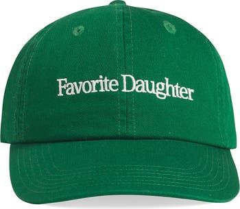 Favorite Daughter Classic Logo Cotton Twill Baseball Cap | Nordstrom Moms Weekend, Retro Eclectic, Fun Hats, Golf Style, Holiday Wishlist, Quilted Duvet Cover, Trendy Hat, Logo Baseball, Rollerball Perfume