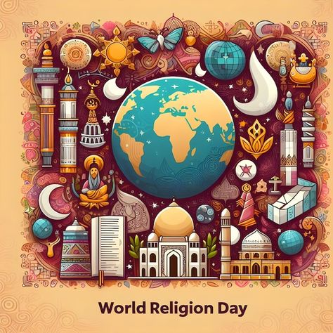 World Religions Poster, School Display, History Background, School Displays, About World, States Of India, Religious Symbols, World Religions, World View