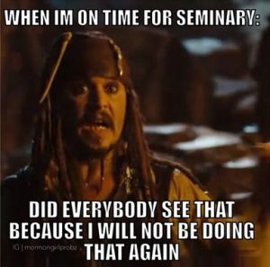 17 Best ideas about Funny Mormon Memes on Pinterest | Lds memes, Mormon meme  and Mormon humor Funny Church Memes, Mormon Jokes, Lds Humor, Church Jokes, Being On Time, Mormon Humor, Lds Seminary, Mormon Memes, Lds Memes