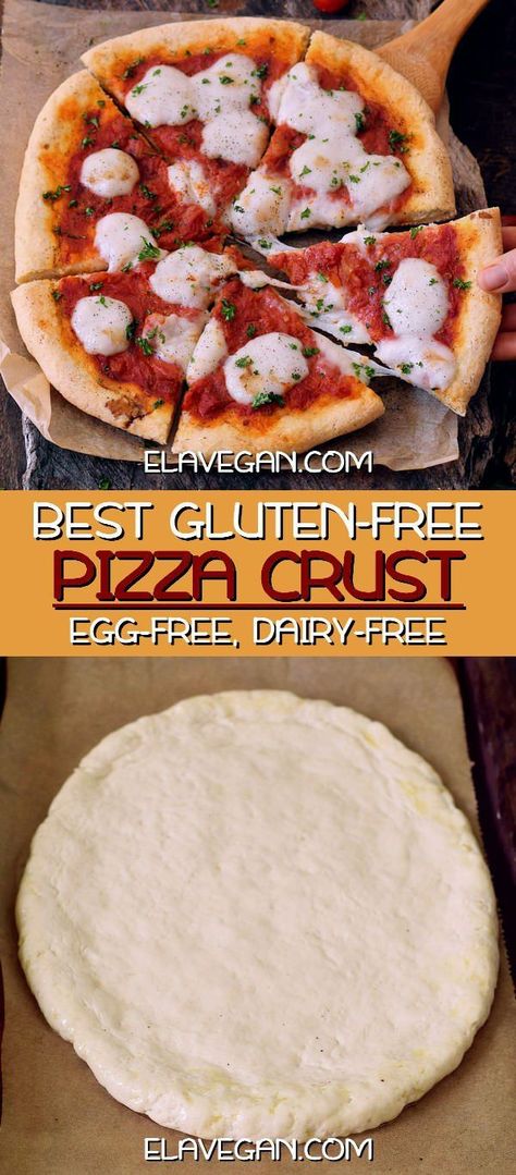 Ella Vegan, Vegan Pizza Dough, Gluten Free Pizza Dough, Dairy Free Pizza, Pizza Vegana, Gluten Free Dough, Gluten Free Pizza Crust, Make Top, Gluten Free Appetizers