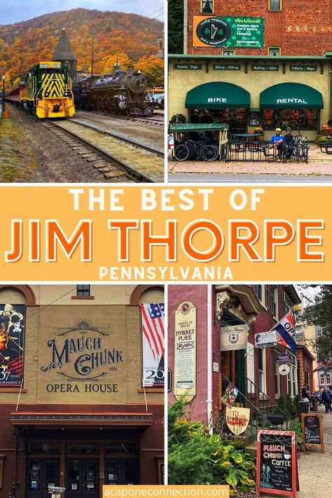 Poconos Vacation, Jim Thorpe Pennsylvania, Poconos Pennsylvania, Jim Thorpe Pa, East Coast Usa, Jim Thorpe, Pennsylvania Travel, Pocono Mountains, Travel Bucket List Usa