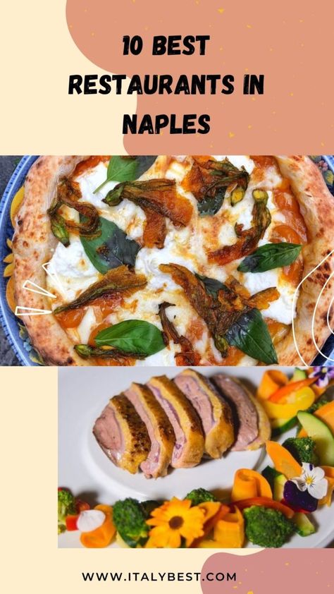 10 Best Restaurants in Naples Italy - Pizza, Pasta, Desserts, Sushi... Naples Food, Pizza Sushi, Pasta Restaurants, Italy Restaurant, Best Vegan Restaurants, Best Italian Restaurants, Dinner Restaurants, Pasta Pizza, Pasta Plates