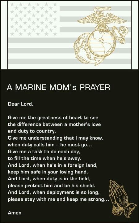 Marine Mom Prayer Marine Mom Quotes, Army Mom Quotes, Marine Daughter, Marine Corps Mom, Marine Wife Life, Marine Son, Marine Quotes, Usmc Mom, Marines Corps