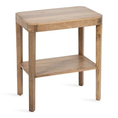 Side Tables - Bed Bath & Beyond Minimal Table, Wood End Table, Wood Side Table, Wood End Tables, Living Room Accents, Side Table Wood, Solid Mango Wood, Bedroom Night Stands, Mango Wood