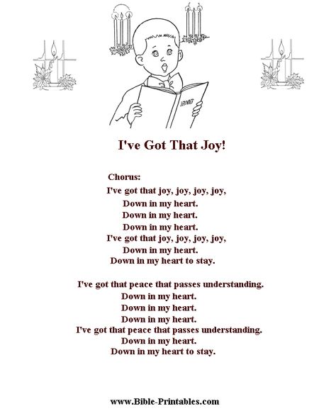 Children's Song Lyrics - I've Got That Joy! Children's Church Songs, Fire Songs, Childrens Bible Songs, Bible Songs For Kids, Sunday School Songs, Children Songs, Preschool Bible Lessons, Hymn Music, Church Songs