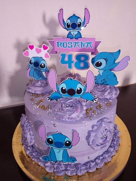 Happy Birthday Cake Girl, Stitch Cake, Cake Girl, Birthday Party Cake, Girl Cakes, Party Cake, Happy Birthday Cakes, Party Cakes, Girl Birthday