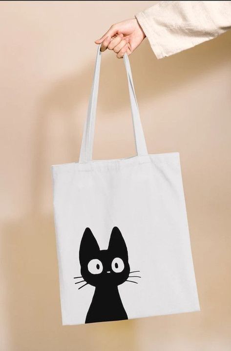 Creative Tote Bag, Diy Tote Bag Design, Painted Canvas Bags, Tote Bag Business, Anime Tote Bag, Handpainted Tote Bags, Canvas Bag Diy, Totes Ideas, Tods Bag