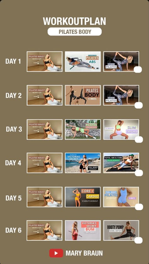 75 Hard Workout Ideas, Monthly Workout Plan, Women's Workout Plan, Gym Workout Planner, Pilates Videos, Pilates Body, Weekly Workout Plans, Daily Workout Plan, Summer Body Workouts