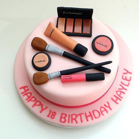 #MAC Makeup kit Cake #Makeup kit Cake #Send Cake To Ghaziabad #order cake online #onlinecakein #online cake delivery #frozen theme #theme cake #birthday cake #wedding cake #kids cake #designer cake #best cake #cake stores near me #midnight cake delivery near me Cake For Makeup Lover, Makeup Cake Design, Study Makeup, Makeup Birthday Cakes, Cake Designs For Girl, Makeup Cake, 12th Birthday Cake, Makeup Themes, Fondant Cakes Birthday