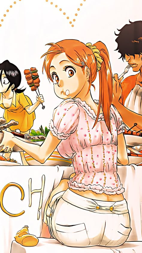 Orhimie Inoue, Bleach Manga Wallpaper, Orihime Fanart, Bleach Top, Orihime Bleach, Bleach Orihime, Ichigo And Orihime, Ichigo Manga, Clorox Bleach