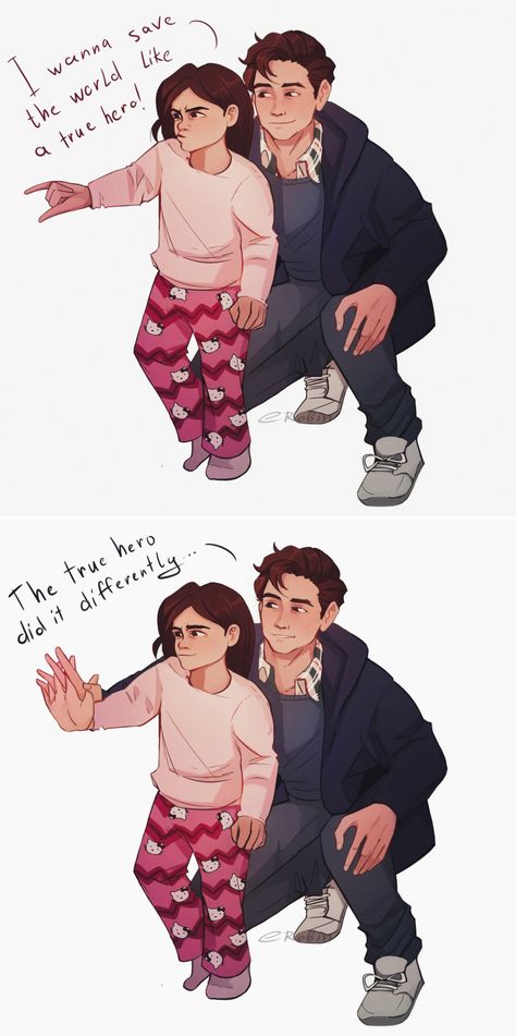 Art by @cute-electrocute on Tumblr Peter And Venom, Peter Parker And Morgan Stark Fanart, Spider Man X Yn Fanart, Peter X Mj Fanart, Mcu Spiderman Fanart, Irondad And Spiderson Fanart Sick, Peter And Morgan Fanart, Peter Parker And Tony Stark Fan Art, Tony Stark And Peter Parker Fanart