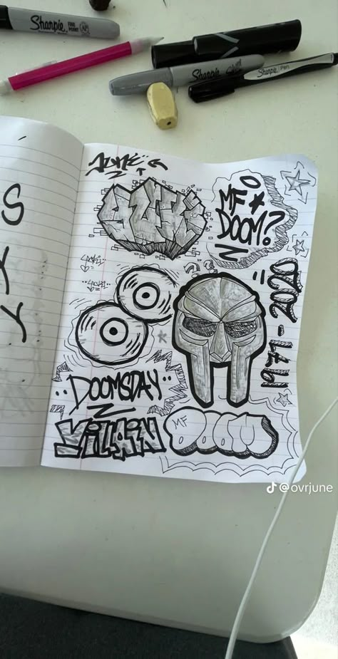 Graffiti Art Letters, Graff Art, Graffiti Writing, Graffiti Doodles, Graffiti Style Art, Graffiti Drawing, Art Diary, Doodle Art Designs, Mini Drawings