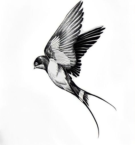 Neck Tattoo For Guys Men, Tattoos For Guys Neck, Men Tattoos Arm, Tattoos Arm Sleeve, Sparrow Tattoo Design, Swallow Tattoo Design, Bird Tattoo Men, Freedom Tattoos, Vogel Tattoo