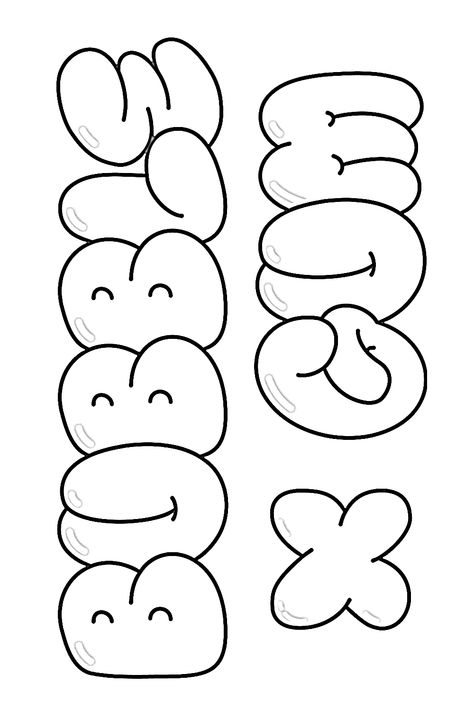 Bubble Gum Drawing, Fat Font, Dubble Bubble, Dinosaur Coloring Pages, Dinosaur Coloring, Graffiti Style Art, Bubble Letters, Graffiti Styles, Tattoo Flash Art