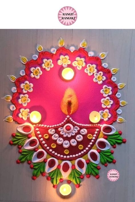 Hard Rangoli Designs For Diwali, Beautiful Rangoli Designs Latest, Subh Labh, Diwali Special Rangoli, Happy Diwali Rangoli, Border Rangoli Designs, Beautiful Simple Mehndi Design, Easy Rangoli Designs Videos, Very Easy Rangoli Designs