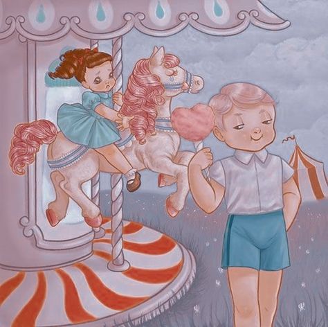 Cry Baby Storybook, Melanie Martinez Carousel, Melanie Martinez Coloring Book, Melanie Aesthetic, Cry Baby Album, Melanie Martinez Anime, Mel Aesthetic, Melanie Martinez Music, Melanie Martinez Merch