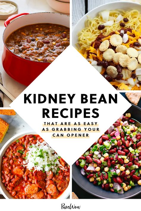 20 Kidney Bean Recipes That Are as Easy as Grabbing Your Can Opener Magnus Method, Kidney Bean Recipes, Kidney Bean Soup, Beans Recipe Healthy, Canned Beans Recipe, Beans Recipe Crockpot, Dry Beans Recipe, Red Beans Recipe, Recipes With Kidney Beans