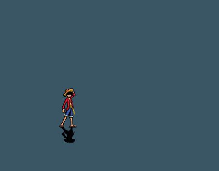 Luffy Roll, Jump, Hop by Z-studios on DeviantArt Pixel Jump Animation, One Piece Pixel Gif, Pixel Art Jump Animation, Jump Animation Gif, Luffy Jumping, Sprite Animation, Jump Animation, Jumping Gif, Back Flip