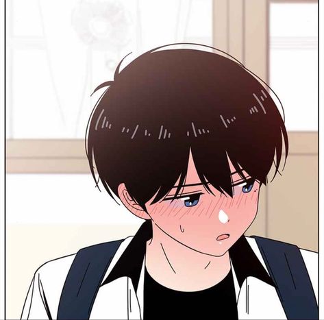 #seasonofblossom Shy Anime Guy Blushing, Jinyoung Choi, Legend Cat, Blushing Anime, Seasons Of Blossom, Boy Drawing, Drawing Expressions, Anime Child, Anime Monochrome