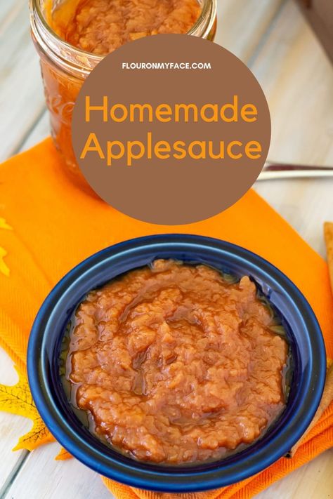 Homemade Applesauce Recipe Homemade Chunky Applesauce, Chunky Applesauce, Homemade Applesauce Recipes, Crockpot Applesauce, Cinnamon Applesauce, How To Make Applesauce, Making Donuts, Apple Sauce Recipes, Gala Apples