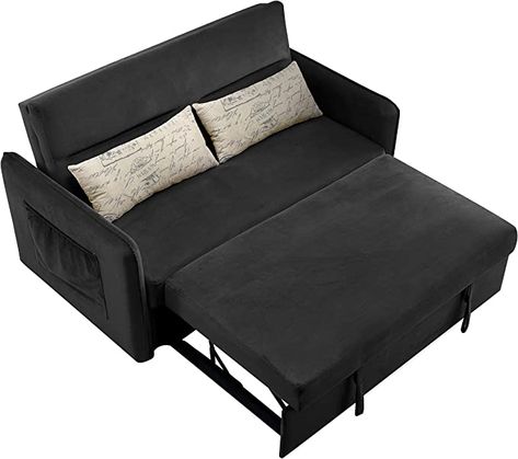 Amazon.com: Merax Sleeper Couch Small Sofa for Living Room or Bedroom Including Pull Out Bed Sofabed, Compact, Velvet Blue : Home & Kitchen Velvet Sleeper Sofa, Loveseat Sleeper Sofa, Velvet Sofa Bed, Pull Out Couch, Pull Out Sofa Bed, Loveseat Sleeper, Pull Out Sofa, Pull Out Bed, Convertible Sofa Bed