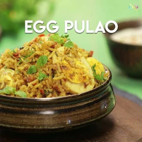 Learn how to make egg pulao using brown rice Egg #pulao is a delicious pulao recipe in which #egg is cooked in #rice and aromatic Indian… Egg Rice Recipes, Rice Recipes Indian, Egg Rice Recipe, Rice Egg, Egg Rice, Indian Rice Recipes, How To Make Eggs, Pulao Recipe, Recipes Indian