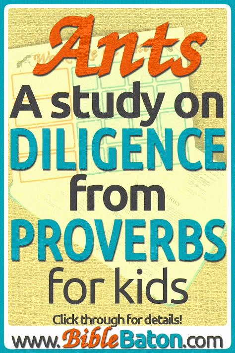 Teaching children character qualities from Proverbs? Here's everything you need to teach kids from Scripture to be diligent--based on the hardworking example of the ant! This lesson plan includes a fun project to introduce the topic, a guide for discussing the truths from Proverbs 6:6-8, free printable worksheets, and ideas for a Bible based craft and activity. Perfect for teaching Sunday School, homeschool, or your family devotions. Click through for details! Bible Games For Teens, Proverbs For Kids, Character Qualities, Children Bible, Kids Bible Study, Teaching Character, Children Church, Free Bible Study, Family Devotions