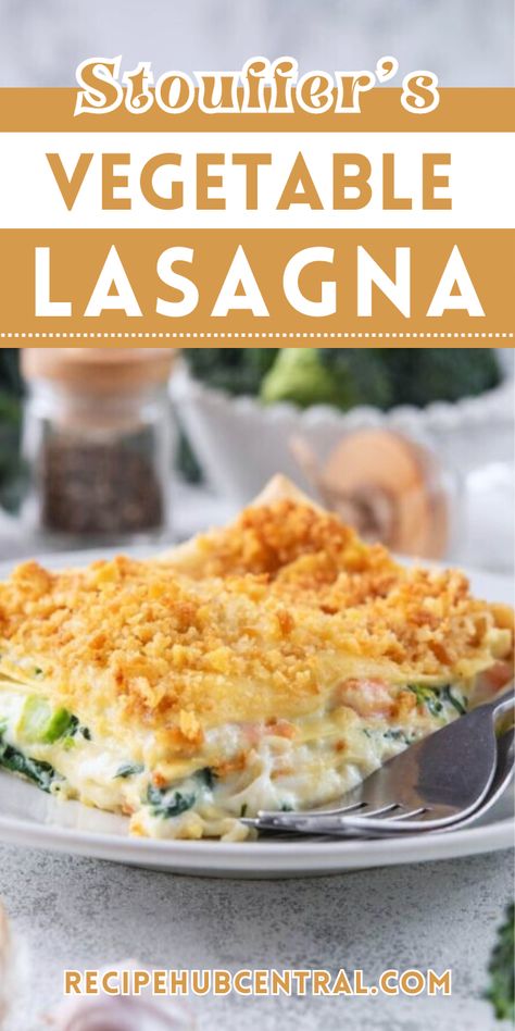 Stouffer’s Vegetable Lasagna Recipe is a tasty mix of fresh vegetables, rich cheeses, and delicious sauces, all layered between soft pasta sheets. Stuffers Vegetable Lasagna, Creamy Veggie Lasagna, Stouffers Vegetable Lasagna Copycat, Vegetable Lasagna Recipe White Sauce, Bojangles Fried Chicken Recipe, Vegetable Lasagna With White Sauce, Ube Polvoron Recipe, Cream Cheese Lasagna, Parkin Recipes