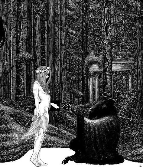 Learn all about Lilith, Black Moon Lilith, and Lilith In Astrology #lilith #blackmoonlilith #lilithastrology In The Woods, A Black, The Middle, A Woman, Forest, Black And White, White, Black