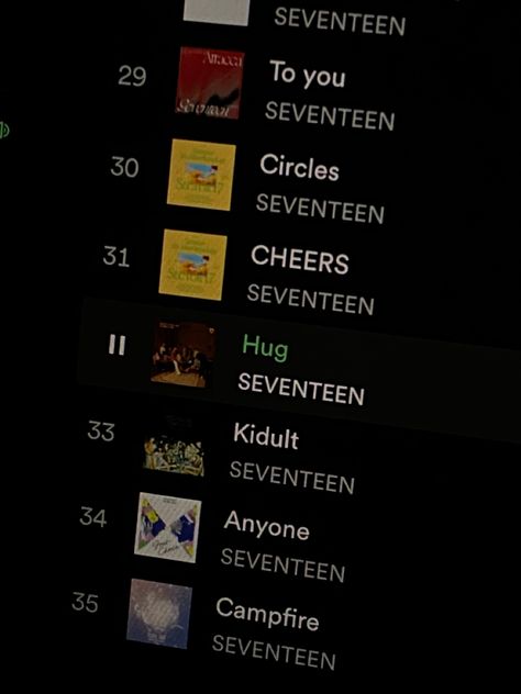 Seventeen Songs Spotify, Seventeen Song Lyrics Wallpaper, Listening To Kpop Aesthetic, Going Seventeen Aesthetic, Campfire Seventeen, Seventeen Songs Wallpaper, Seventeen Spotify Lyrics, Svt Spotify, Svt Icons Aesthetic