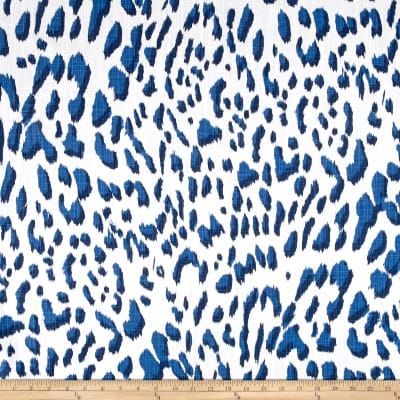 White Upholstery Fabric, Rotary Screen Printing, Pinch Pleat Draperies, Blue Bed, Bed Scarf, Leopard Print Fabric, Leopard Fabric, White Upholstery, Screen Printed Fabric