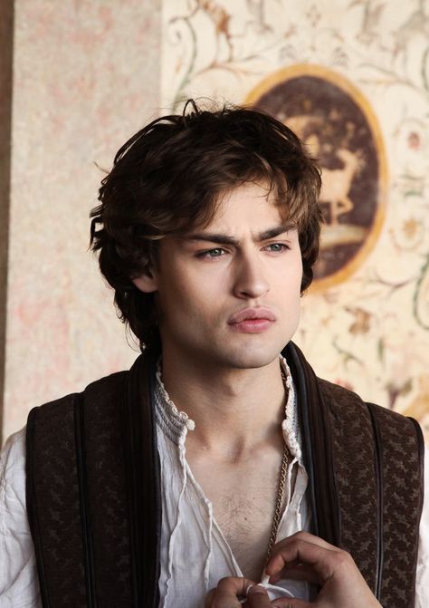 Douglas Booth as Romeo Montague #RomeoandJuliet Douglas Booth Romeo, Romeo Montague, Juliet Movie, Rabastan Lestrange, Douglas Booth, Great Expectations, The Infernal Devices, Mötley Crüe, Period Dramas