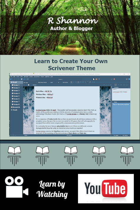 scrivener-tutorial-custom-theme Scrivener Tips, Custom Theme, Ocean Theme, Ocean Themes, To Create, Create Your, Universe, Create Your Own