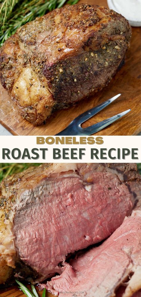 Rolled Roast Beef Recipes, Roast Beef Joints, Boneless Roast Beef Recipes, Boneless Sirloin Roast, Boneless Sirloin Tip Roast Recipes, Boneless Beef Chuck Roast Recipes Ovens, Boneless English Roast Recipes, Oven Roasted Beef Roast, Boneless Shoulder Roast Recipes