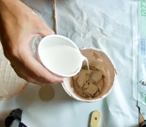 The Pros and Cons of Working with Air Dry Clay - The Art of Education University Working With Air Dry Clay, Kindy Art, Education University, Pottery Houses, Clay Cup, Clay Crafts Air Dry, How To Make Clay, Clay Tiles, Diy Pottery