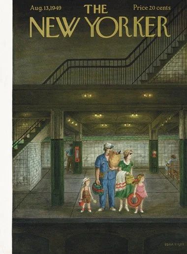 Edna Eicke, Magazines Cover, New Yorker Cover, The New Yorker Magazine, New Yorker Magazine, Carl Larsson, Naive Illustration, New Yorker Covers, Book And Magazine