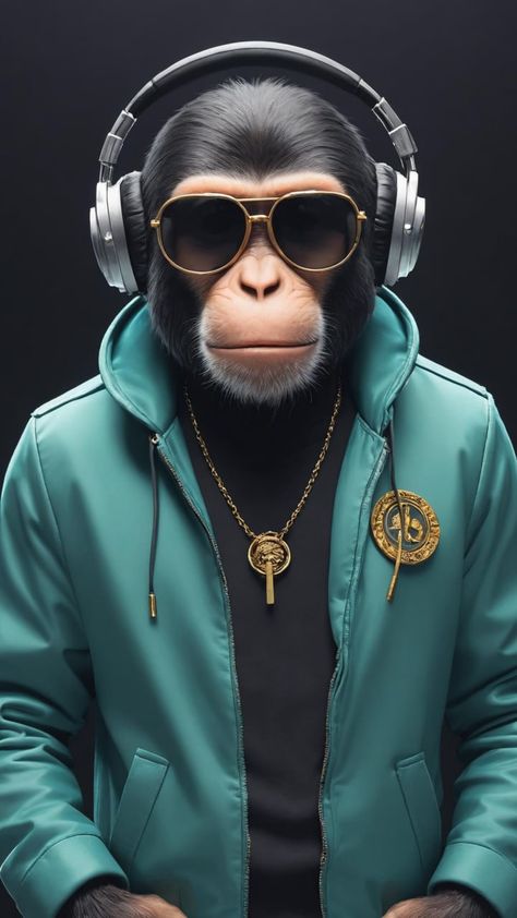 Bad Anatomy, Bad Monkey, Monkey Dress, Monkey Party, Monkey See Monkey Do, Wearing Headphones, Wearing Headphone, Full Hd Photo, Sporting Club