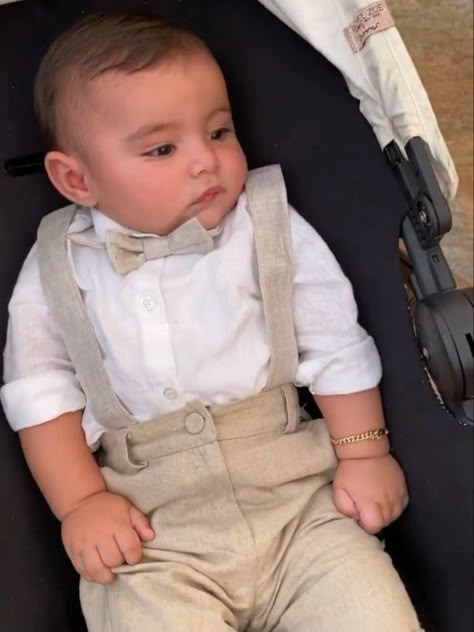 Baby Boy Wedding Outfit, Baby Wedding Outfit, Wedding Outfit For Boys, Boy Baptism Outfit, Outfit Baby Boy, Baby Boy Swag, Baby Boy Baptism