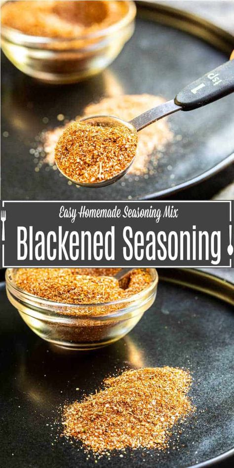 Blackened Seasoning Recipe, Homemade Blackened Seasoning, Blackening Spice, Cooking Secrets, Blacken Fish, Homemade Seasoning, Blackened Seasoning, Homemade Spice Blends, Seasoning Recipe