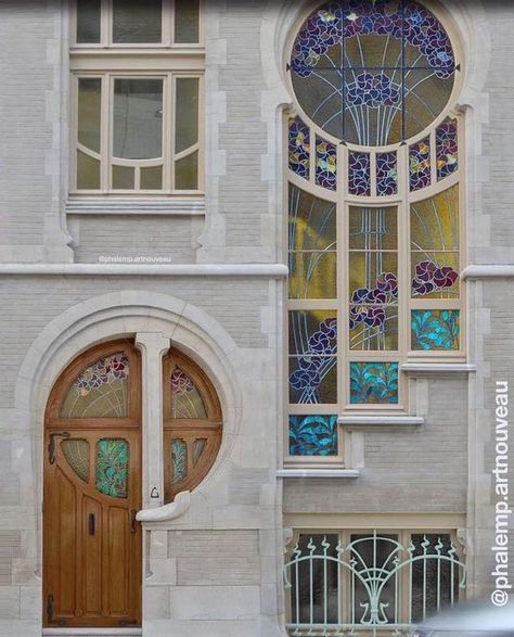 (22) Home / Twitter Art Nouveau House, Architecture Art Nouveau, Architecture Cool, Art Nouveau Interior, Nouveau Architecture, Art Eras, Art Nouveau Architecture, Cultural Architecture, Art Nouveau Design