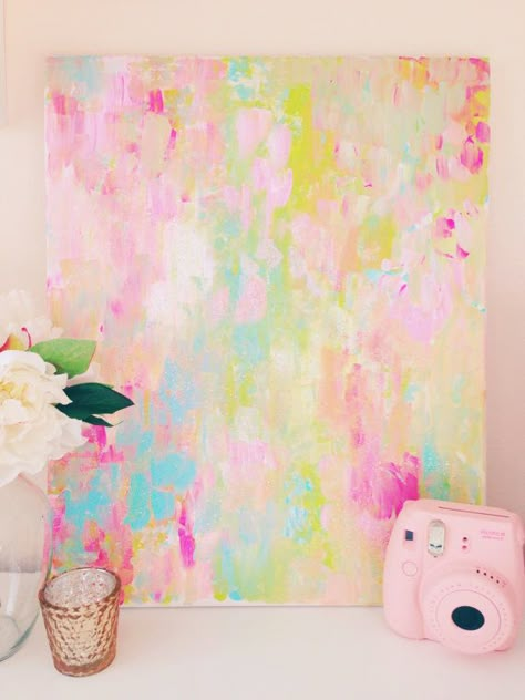 Girly Diy, Pastel Room, Girly Room, Pretty Pastel, My New Room, Painting Inspiration, Color Inspiration, Diy Art, Pastel Colors