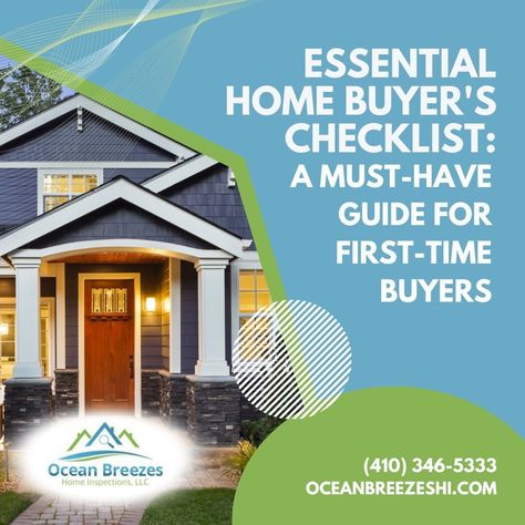 Essential Home Buyer’s Checklist: A Must-Have Guide for First-Time Buyers First-time homebuyer? Unlock the benefits of a Home Buyer’s Checklist. Your roadmap to homeownership awaits! 🏡🌟 #HomeBuyingTips #FirstTimeBuyer Learn more: https://www.oceanbreezeshi.com/essential-home-buyers-checklist-a-must-have-guide-for-first-time-buyers/ Schedule Your Home Inspection Today! 📞 (410) 346-5333 First Time Home Buyer, Home Buying Process, Home Buying Tips, Buying Process, Home Inspector, Home Inspection, First Time Home Buyers, Hvac System, Budget Planning