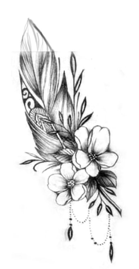 Souix Indian Tattoos, Hibiscus And Feather Tattoo, Women's Lower Arm Tattoos, Front Lower Leg Tattoo Women, Phoenix Feather Tattoos For Women, Unique Feather Tattoos For Women, Shoulder Feather Tattoos For Women, Feather Arm Tattoos For Women, Boho Feather Tattoo