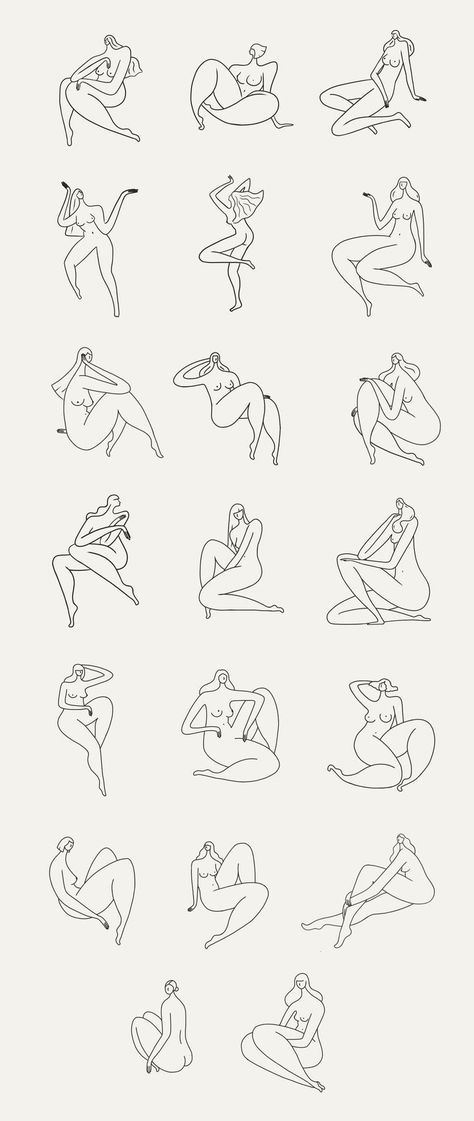 Minimal Woman Drawing, Women Figures For Drawing, Women Inspired Tattoos, Female Figure Line Drawing, Feminine Figure Tattoo, Female Figure Tattoos, Elegant Woman Drawing, Drawing Women Bodies, Women Figure Tattoo