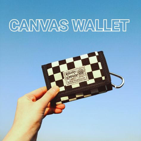 Cool Wallets, Basic Aesthetic, Camping Aesthetic, Canvas Wallet, Cute Wallets, Outdoor Bag, Best Wallet, Fabric Accessories, Small Wallet