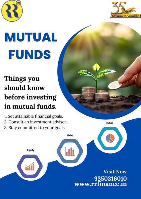 Things you should know before investing in mutual funds. 1. Set attainable financial goals. 2. Consult an investment adviser. 3. Stay committed to you goals. Happy Men's Day, Mutual Funds Investing, Mutual Fund, Mutual Funds, Investment Advisor, Wealth Creation, Financial News, Financial Goals, Investment